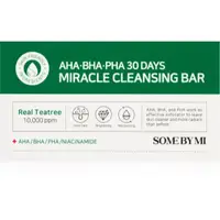 Some By Mi AHA∙BHA∙PHA 30 Days Miracle Cleansing Bar Sapun hidratant pentru curatare pentru ten gras si problematic