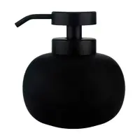 Dozator de săpun lichid negru din ceramică 200 ml Lotus – Mette Ditmer Denmark