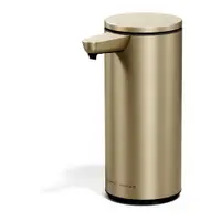 Dozator de săpun lichid auriu mat automat din oțel 266 ml – simplehuman