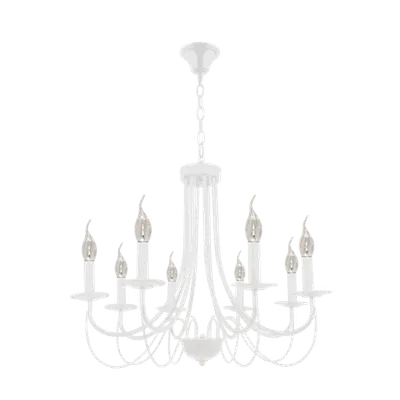 Angela Candelabru 8xe14 Alb