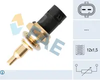 Senzor temperatura lichid racire (numar pini: 2, negru) potrivit BMW 1 (E82), 1 (E88), 1 (F20), 1 (F21), 2 (F22, F87), 2 (F23), 2 (F45), 2 GRAN TOURER (F46), 3 (E90), 3 (E91), 3 (E92) 0.6H-Electric 06