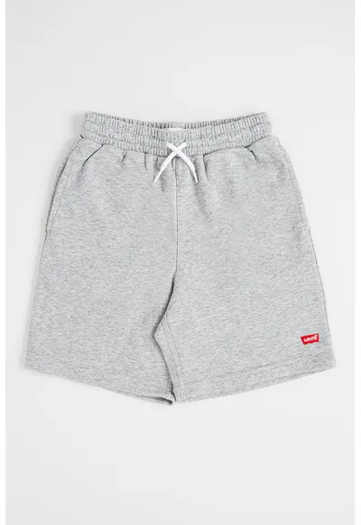 Pantaloni scurti de trening Mini Batwing - Alb/Gri deschis