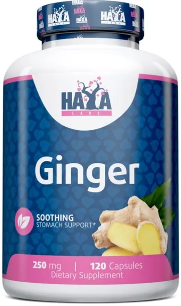 Ginger, 250 mg, 120 capsule, Haya Labs