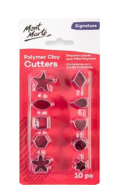 Set mini cutter pentru lut 10 buc