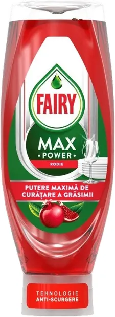 Detergent pentru vase Fairy - Max Power, rodie, 730 ml