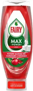 Detergent pentru vase Fairy - Max Power, rodie, 730 ml