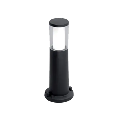Stalp Gradina Led Carlo 6w Cct 4000k Ip55 400mm Negru