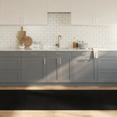 Gossi covor dreptunghiular, negru, 100x300 cm, bambus