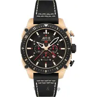 Ceas AVI-8 AVI-8 AV-4100-06 Mens Watch Hawker Hunter Dual Time Chronograph 43mm 5ATM