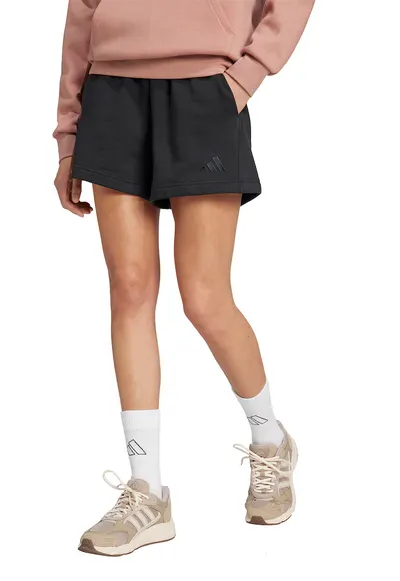 Pantaloni scurti relaxed-fit cu logo - Negru stins