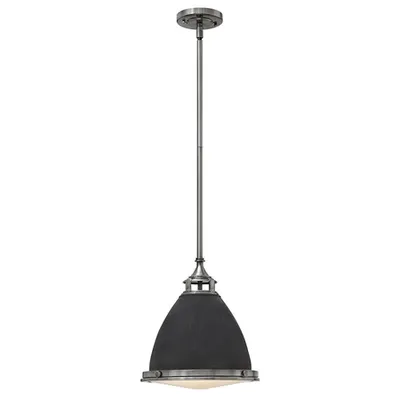 Lampa suspendata Amelia 1 Light Medium Pendant – Aged Zinc