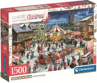 Puzzle Clementoni din 1500 piese - Bazarul de Crăciun