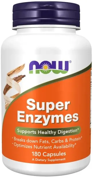 Super Enzymes, 180 capsule, Now