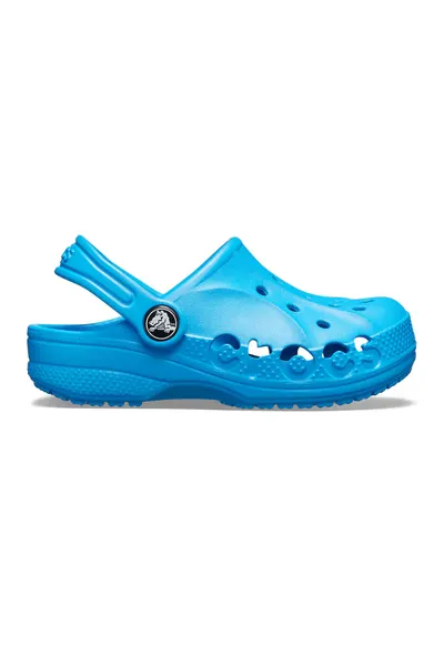 Saboti slingback cu perforatii - Albastru deschis