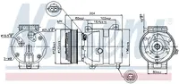 Compresor AC clima RENAULT LAGUNA II, VEL SATIS 1.8-2.2D dupa 2001