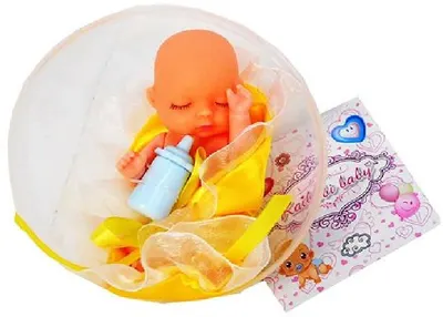 Jucărie pentru copii Raya Toys - Bebeluş în sferă, sortiment
