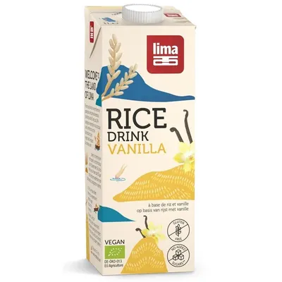 Bautura vegetala de orez cu vanilie bio 1 l Lima