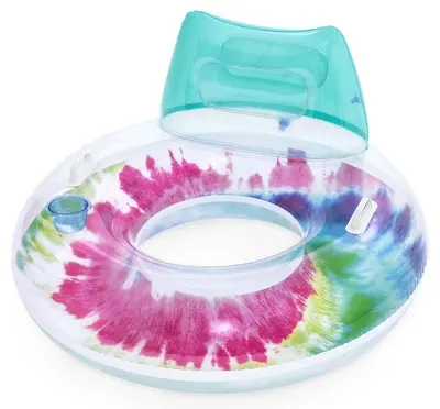 Centură gonflabilă Bestway - Tie Dye Deluxe, 118 x 117 cm