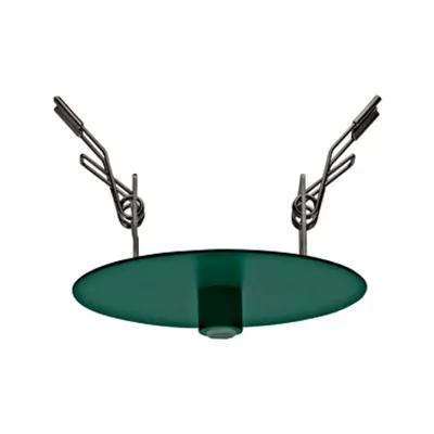 Canopy 1-fold, recessed mounted opal green (RAL 6026)