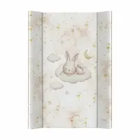 Saltea de infasat, Ceba Baby, Ultra Light, 50x70 cm, Atasabila la patut, Fara BPA, 0 luni+, Sleepy Bunny