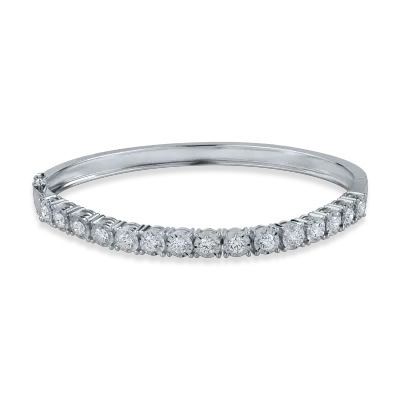 Bratara din aur alb cu diamante de 1.3ct