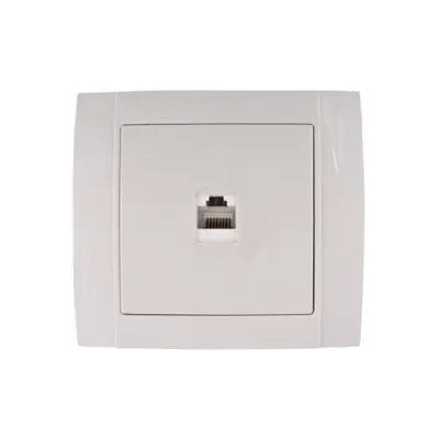Priza de computer RJ45 alb Hakan