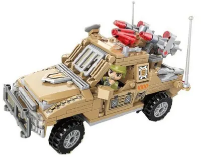 Constructor Qman - jeep militar cu echipament de luptă