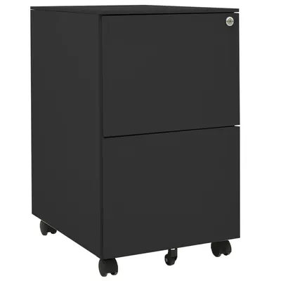 Gossi dulap dosare mobil, antracit, 39x45x67 cm, otel