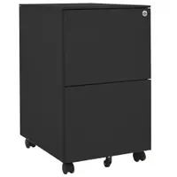 Gossi dulap dosare mobil, antracit, 39x45x67 cm, otel