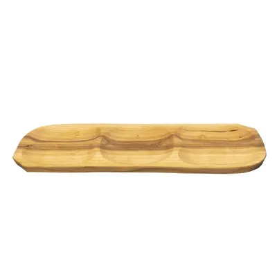 Tava din Lemn de Cires, 5 Compartimente, 66 x 26 cm