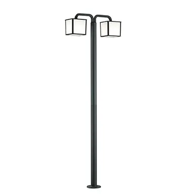 421560242 Lampa de gradina Cubango 2x5W LED E27 800lm 3000K Antracit