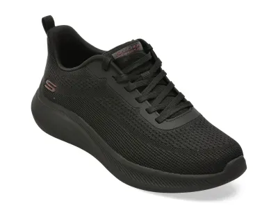 Pantofi sport SKECHERS negri, 118155, din material textil