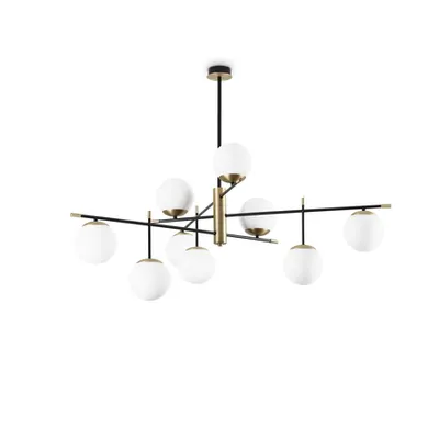 Lampa cu montaj pe tavan Gourmet pl9 Negru