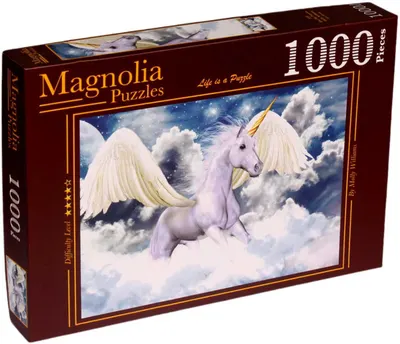 Puzzle Magnolia din 1000 de piese - Pegasus în albastru