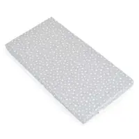 Saltea spuma Moni Hugzzz Classico 60 x 120 x 9 cm Gri Stelute Albe