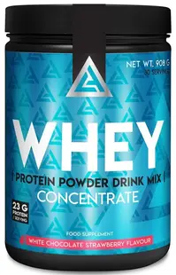 Whey Protein Concentrate, ciocolată albă cu căpșună, 908 g, Lazar Angelov Nutrition