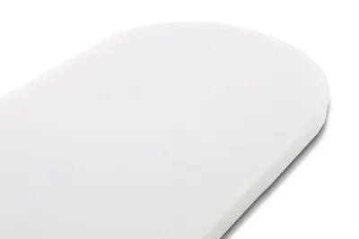 Saltea pentru landou bebelusi Sensillo Classic Gri 75x32x3 cm,din spuma poliuretanica confortabila si elastica,husa detasabila moale, ventilanta,Grad de duritate H1
