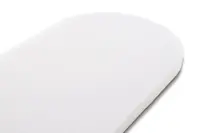 Saltea pentru landou bebelusi Sensillo Classic Gri 75x32x3 cm,din spuma poliuretanica confortabila si elastica,husa detasabila moale, ventilanta,Grad de duritate H1