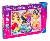 Puzzle Ravensburger din 100 XXL de piese - Printesele Disney
