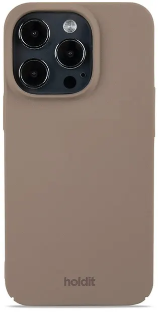 Husă Holdit - Slim, iPhone 15 Pro, maro