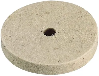 Disc de lustruire din fetru pentru bormașină Wolfcraft - Ø75 mm