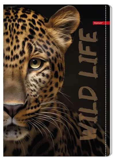 Caiet Ilijanum Wild Life - A5, 60 foi, linii largi, sortiment