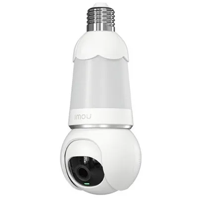 Camera wireless PT Full Color Imou IPC-S6DP-5M0WEB-E27 tip bec, 5 MP, IR 25 m, 2.8 mm, microfon, difuzor, sirena, slot card, 350 lumeni