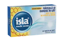 Isla Medic Acute cu gust de citrice si miere, 20 tablete de supt, Engelhard Arzneimittel