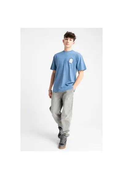 Blugi relaxed fit cu talie ajustabila