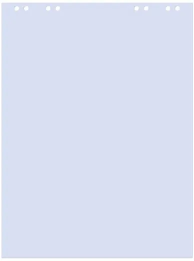Hartie flipchart Top Office - 83 x 60 cm, 20 coli albe