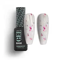 Oja Semi GELlack 2M Hema Free Milky Rubber Base with Flakes Nr. 02
