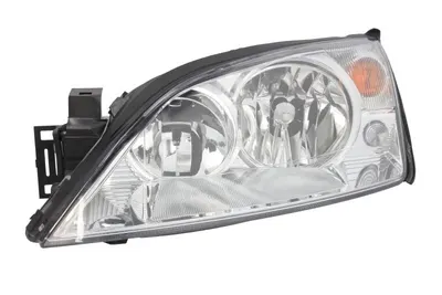 Far fata Stanga (halogen, H1/H7/P21W/W5W, electric, fara motoras, culoare insert: cromat, culoare semnalizator: galben) potrivit FORD MONDEO III