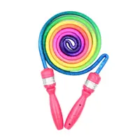 Coardă pentru sărituri, ciclam, Rainbow, 2 m
