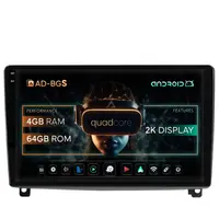 Navigatie 2K Peugeot 407 (2004-2011), Android, S-Quadcore 4GB RAM + 64GB ROM, 9.5 Inch - AD-BGS90042K+AD-BGRKIT266V3